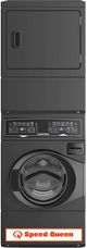 Speed Queen® SF7 Matte Black Electric Laundry Center, 3.5 Cu. Ft. Washer, 7 Cu. Ft. Dryer-0