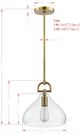 Forty West Blake Gold Pendant Lighting-1