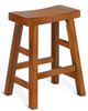 Sunny Designs™ Sedona Rustic Oak 30" Saddle Seat Stool-0