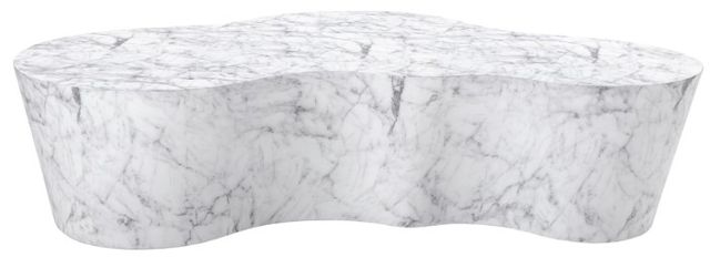 Meridian Furniture Monza White Marble Coffee Table-0