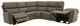 Furniture of America® Orpheus Brown Power Sectional-0