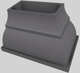 Vent-A-Hood® Designer Series 48" Gunsmoke Island Range Hood-4