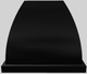Vent-A-Hood® Designer Series 36" Black Wall Mounted Range Hood-0
