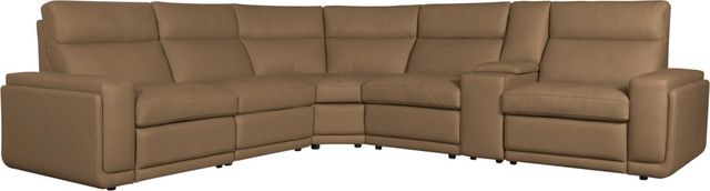 Hooker® Furniture Ready-Made Upholstery Simone 6-Piece Safari Bistro Power Reclining Sectional-0