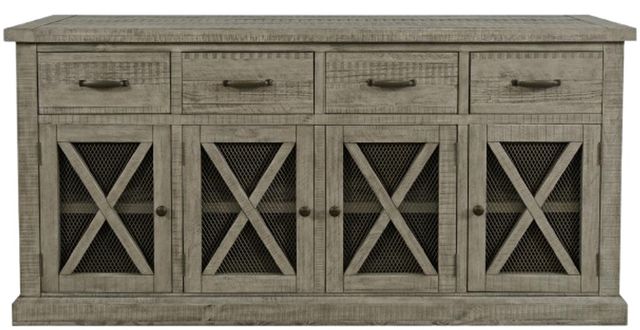 Jofran Inc. Telluride Driftwood 4-Drawer Server-2