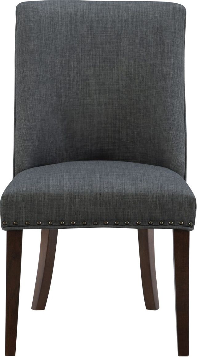 Powell® Auden 2-Piece Espresso/Gray Dining Chair Set-4