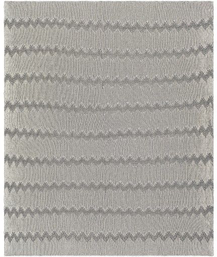 Surya Kiersten Medium Gray 50"x60" Throw Blanket-1