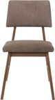 Elements International Razor Walnut Standard Height Side Chair-0