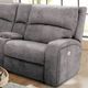 Furniture of America® Apostolos 6-Piece Light Gray Modular Power Reclining Sectional-2