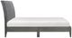 Homelegance® Dade Gray Eastern King Upholstered Panel Bed-3