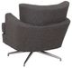 Fairfield® Customizable Kyle Memory Swivel Chair with Nickel Legs-3