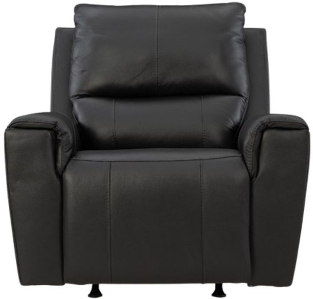 Signature Design by Ashley® Glossmore Black Manual Rocker Recliner-2