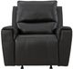 Signature Design by Ashley® Glossmore Black Manual Rocker Recliner-2