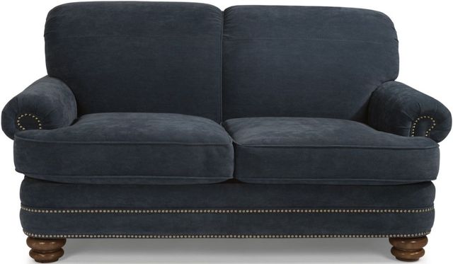 Flexsteel® Bay Bridge Dark Blue Loveseat-0