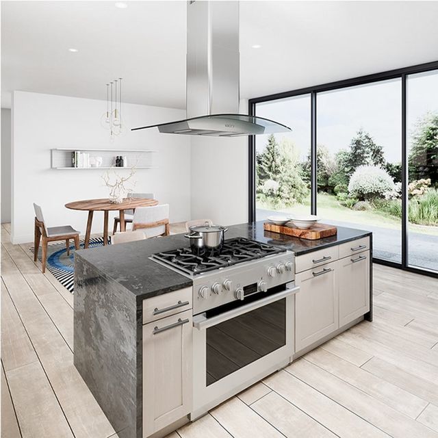 Zephyr Brisas BML Stainless Steel with Glass Canopy Island Range Hood-3