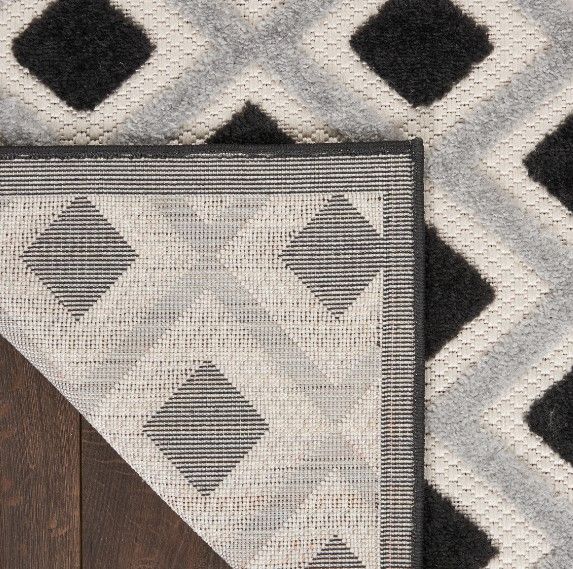 Nourison Home™ Aloha Black White 5'x8' Style 3 Area Rug-2