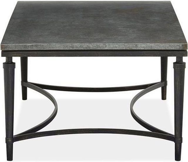 Magnussen Home® Waylon Galvanized Copper Rectangular Cocktail Table-3