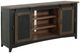 International Furniture Direct Pueblo Brown/Weathered Black TV Stand-3