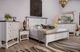 International Furniture Direct Stone 4-Piece Ivory Two Tone Queen Bedroom Set-0