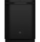 GE® 24" Black Built-In Top Control Dishwasher with Sanitize Cycle and Dry Boost-0