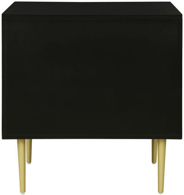 Linon Gwyneth Black Nightstand -3