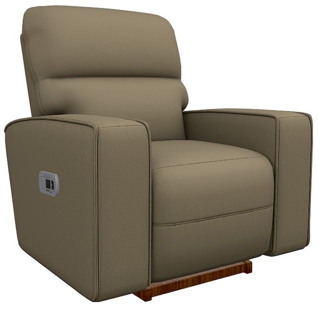 La-Z-Boy® Jasper Sage Power Rocking Recliner with Headrest-0
