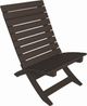 Unwasted® Ease Brown Plastic Outdoor Accent Chair-0
