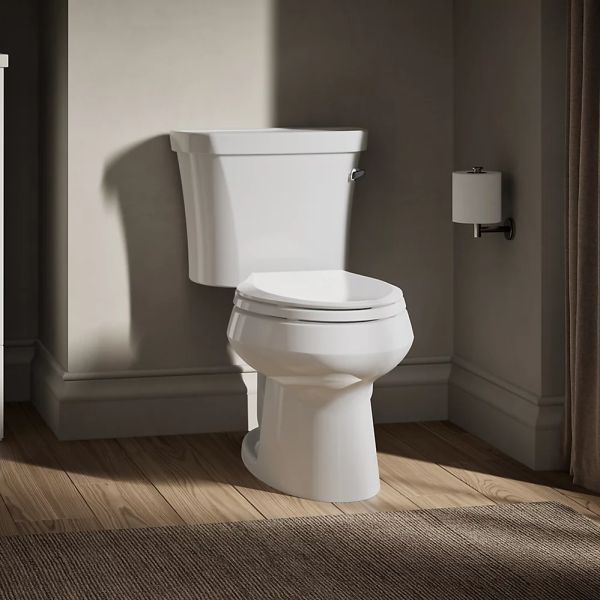 KOHLER® Wellworth® White 2-Piece Elongated Right-Hand Trip Toilet, 1.28 Gpf-2