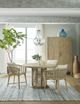 Hooker® Furniture Surfrider Driftwood/Zuri Cream Barrel Back Dining Chair-1