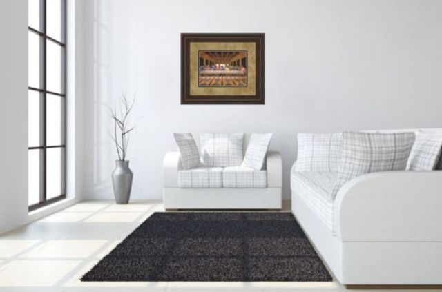 Classy Art Last Supper African American Framed Print Wall Art-2