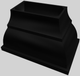 Vent-A-Hood® Designer Series 48" Black Island Range Hood-4