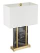 A & B Home Black/Gold 16" Table Lamp-0