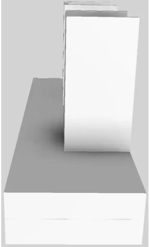 Vent-A-Hood® 66" White Contemporary Wall Mounted Range Hood-1