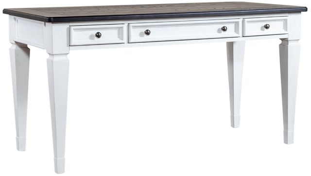 Liberty Furniture Allyson Park Charcoal/Wirebrushed White Writing Desk-0