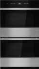 JennAir® NOIR™ 30" Floating Glass Black Built-In Double Electric Wall Oven-0