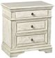 Steve Silver Co. Highland Park Cathedral White Nightstand-2
