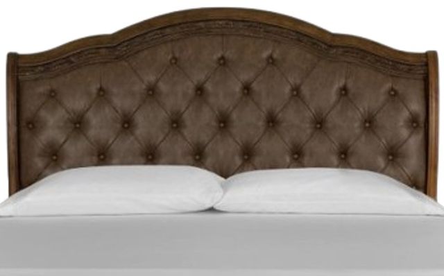 Magnussen Home® Durango Willadeene Brown Upholstered King Upholstered Sleigh Storage Bed-2