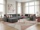 iAmerica Campton Greystone 6pc Modular Sectional-1