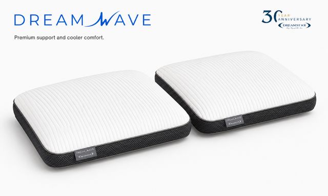 DreamWave Collection Charcoal 5.5" Queen Pillow – 2-Pack-0