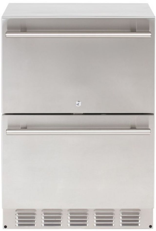 Sapphire Series 5 24" Stainless Steel Refrigerator Drawers-0