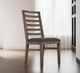 International Furniture Direct Walnut Brown Reddish Brown Side Chair-1
