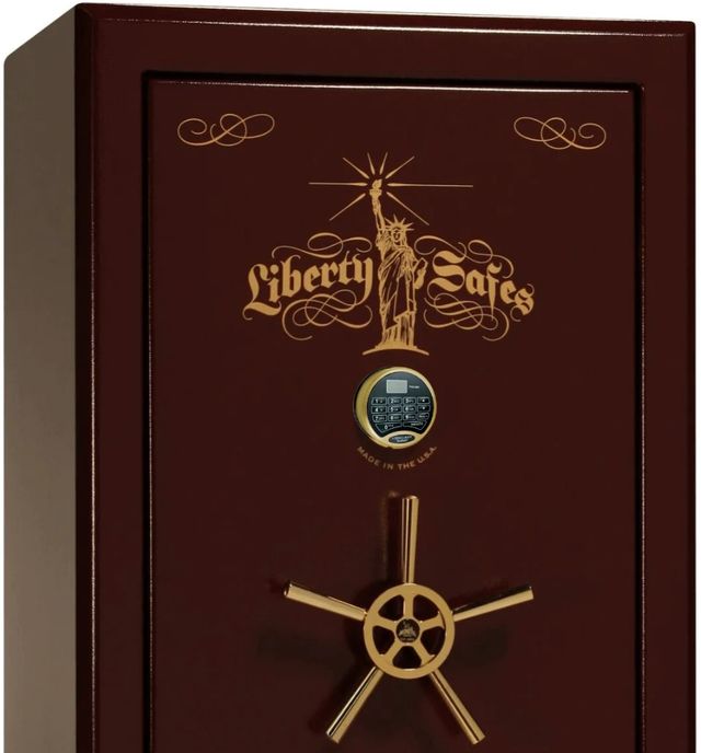 Liberty Safe Presidential Burgundy Marble 25 Electronic Lock Gun Safe-1