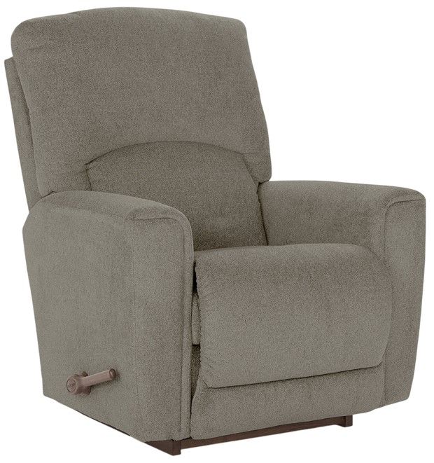 La-Z-Boy® Cassian Charcoal Manual Rocking Recliner-0