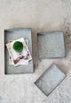 A & B Home 3-Piece Galvanized Gray Decorative Nesting Tray Set-2