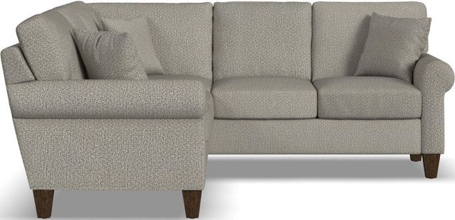 Flexsteel® Customizable Moxy 2-Piece Sectional Corner Sofa with Right Arm Facing Loveseat-1