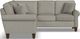 Flexsteel® Customizable Moxy 2-Piece Sectional Corner Sofa with Right Arm Facing Loveseat-1