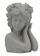 A & B Home Gray Decorative Head Bust Statue-0