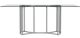 Bassett Mirror Sophia Chrome Dining Table-1