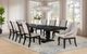 Coaster® Phelps 9-Piece Distressed Noir/Tan Rectangular Dining Table Set-1