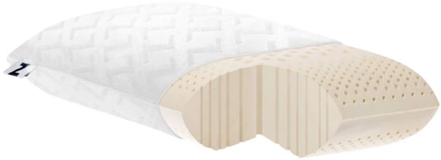 Malouf® Z® Zoned Talalay Latex High Loft Plush Queen Pillow-4